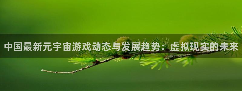 奇亿娱乐主管：中国最新元宇宙游戏动态与发展趋势：虚拟现实的未