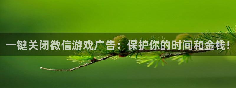 奇亿娱乐代理登陆：一键关闭微信游戏广告：保护你的时间和金钱!