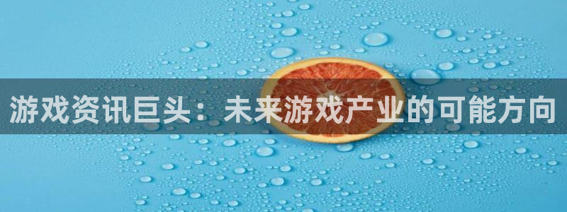 奇亿娱乐平台官网入口：游戏资讯巨头：未来游戏产业的可能方向